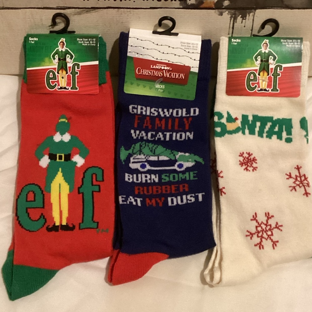 ELF and Christmas Vacation Socks Set
